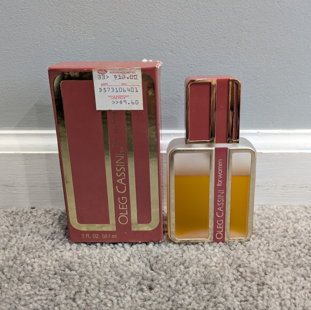 Vintage Oleg Cassini Women Cologne Concentrate Spray Jovan 2 FL OZ  90% Full